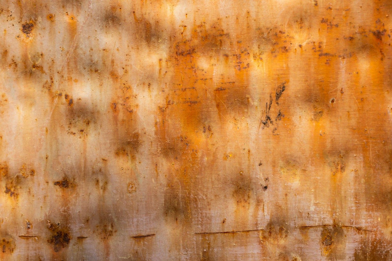 a rusted metal surface with yellow and brown colors