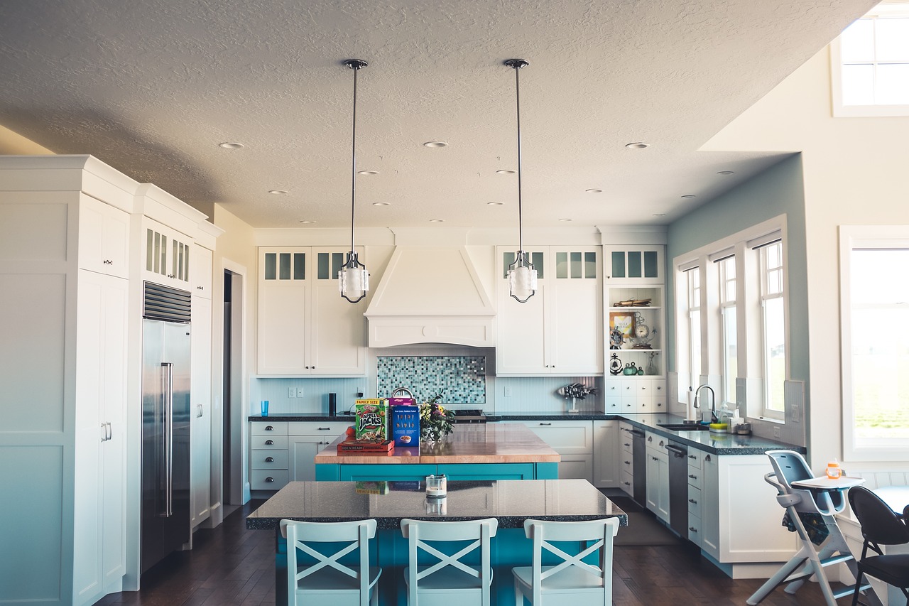 kitchen, interior design, indoors