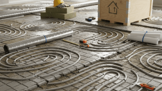 Efficiente vloerverwarming met minimale opbouwhoogte